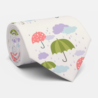 Najaarsdag van de Rainy Day met het patroonpatroon Stropdas
