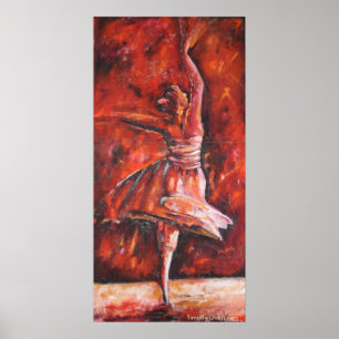 Najaarsdanser - Canvas Print