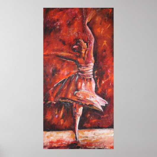 Najaarsdanser - Canvas Print (Voorkant)