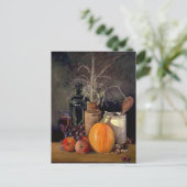 Najaarsdecorpties op tabel briefkaart (Staand voorkant)