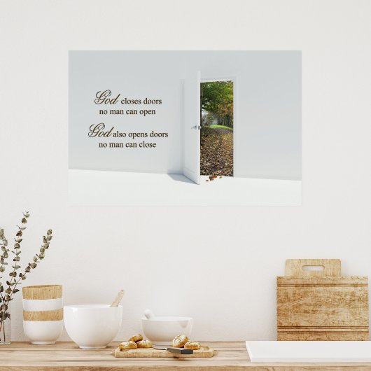 Najaarsdeur Poster (Keuken)