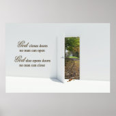 Najaarsdeur Poster (Voorkant)