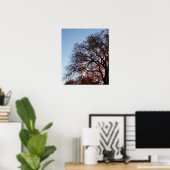 Najaarse bomen Herfst Poster (Thuiskantoor)