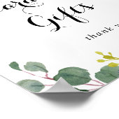 Najaarse Kaarten voor kalligrafie en steuntenteken Poster (Hoek)