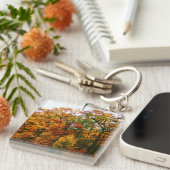 Najaarse Oranje bomen Sleutelhanger (Voorkant Rechts)