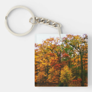 Najaarse Oranje bomen Sleutelhanger