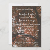 Najaarse uitnodiging voor de bruiloft van herfsten (Voorkant)