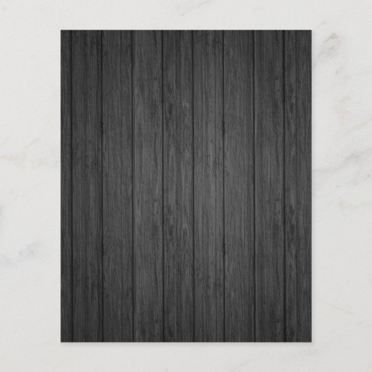 Najaarse Waterverf bloemen op Rustic Wood (Achterkant)