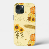 Najaarse Waterverf Pompoenen en zonnebloemen Otter Case-Mate iPhone Case (Achterkant)