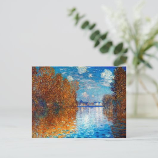 Najaarseffect van het Briefkaart Monet in Argentin (Staand voorkant)