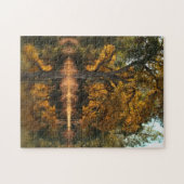 Najaarseiken - bomen uitdagend legpuzzel (Horizontaal)