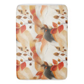 Najaarselegantie Naadloos patroon Badmat (Voorkant Verticaal)