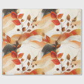 Najaarselegantie Naadloos patroon Cadeaupapier (Vlak)