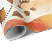 Najaarselegantie Naadloos patroon Cadeaupapier (Rol Hoek)