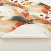 Najaarselegantie Naadloos patroon Sherpa Deken (3/4)