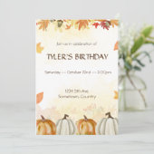 Najaarsfeest Kaart (Staand voorkant)