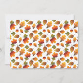 Najaarsfeesten laat Thanksgiving eten Kaart (Achterkant)