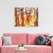 Najaarsfoto van Herfst Fotografische kunst Canvas Afdruk (Insitu (Woonkamer))