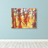 Najaarsfoto van Herfst Fotografische kunst Canvas Afdruk (Insitu (Houten vloer))