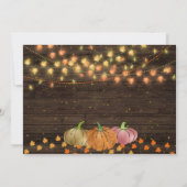 Najaarsfoto van Herfst Rustic Foto Land Birthday Kaart (Achterkant)