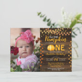 Najaarsfoto van Herfst Rustic Land Birthday Kaart (Staand voorkant)