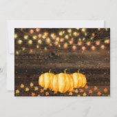 Najaarsfoto van Herfst Rustic Land Birthday Kaart (Achterkant)