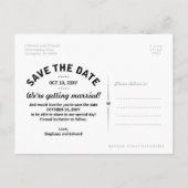 Najaarsgele bladeren sparen het Briefkaart van de  (Achterkant)