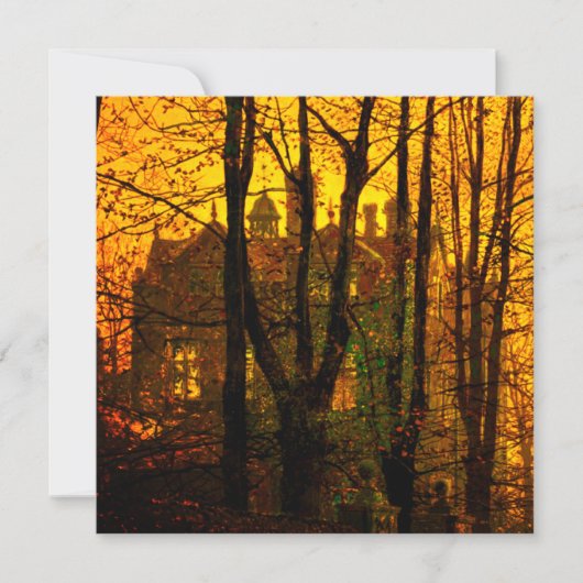 Najaarsgloed John Atkinson Grimshaw Kaart (Voorkant)