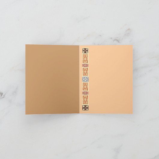 Najaarsgrens Bruin Blauwe Nota Kaart (Binnen)