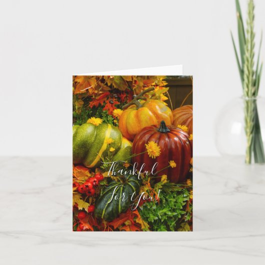 Najaarsgroep bedankt voor uw Kaarten (Voorkant)