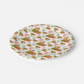 NajaarsHerfst Harvest Thanksgiving Papieren Bordje (Gekanteld)