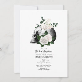 NajaarsHerfst Rustic Floral gothic Vrijgezellenfee Kaart