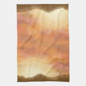 NajaarsHerfst Thanksgiving Scene Kitchen Towel Theedoek (Verticaal)