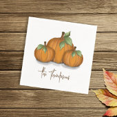 NajaarsHerfst Waterverf Pumpkin Elegant Harvest Servet