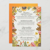 Najaarsinformatie laat pomkins Weddenschap Informatiekaartje (Voorkant / Achterkant)