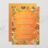 Najaarsinformatie laat pomkins Weddenschap Informatiekaartje (Voorkant / Achterkant)