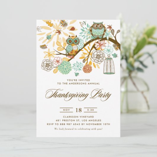  Najaarsinstallatie - Thanksgiving van de  Kaart (Staand voorkant)