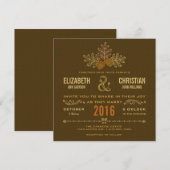 Najaarsjorns en eekleien kaart (Voorkant / Achterkant)