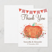 Najaarskaart Herfst Little Pumpkin (Voorkant / Achterkant)