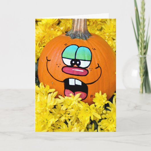 Najaarskaart met oude Birthday Humor Kaart (Voorkant)