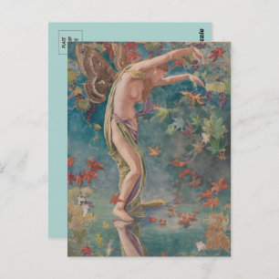 Najaarskattering laat bladeren briefkaart