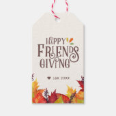Najaarskleur | Friendsgiving Cadeaulabel (Voorkant)