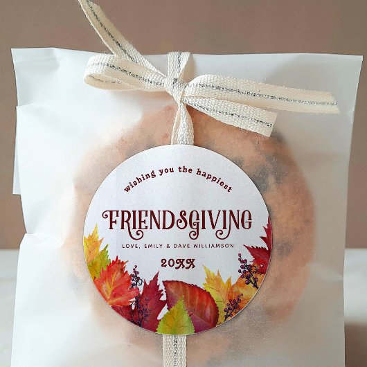Najaarskleur | Friendsgiving Sticker