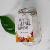Najaarskleur | THANKSGIVING Cadeaulabel
