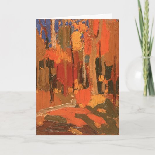 Najaarskleur van Tom Thomson Kaart (Voorkant)