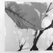 Najaarskleuren, bladeren 2 drieluik wenskaart (Binnenzijde eerst)