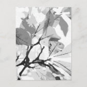 Najaarskleuren, bladeren 2 feestdagenkaart (Voorkant)