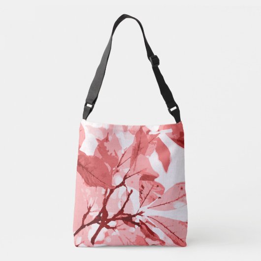 Najaarskleuren, bladeren 3 crossbody tas (Achterkant)