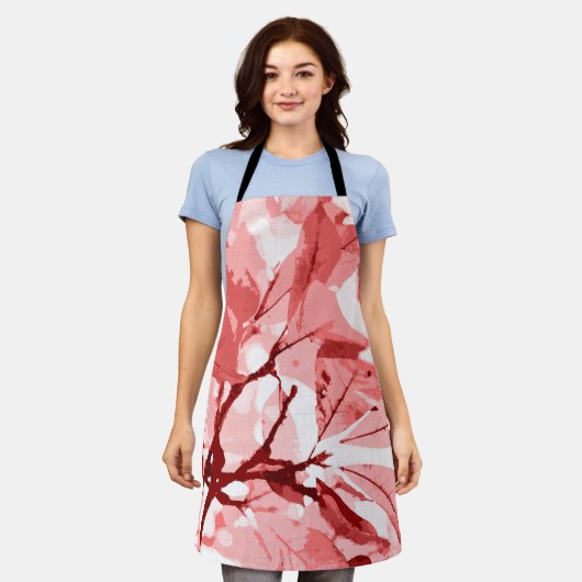 Najaarskleuren, bladeren 3 schort (Gedragen)