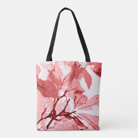 Najaarskleuren, bladeren 3 tote bag (Achterkant)